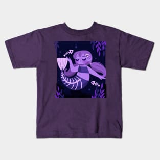 Skeleton Mermaid Kids T-Shirt